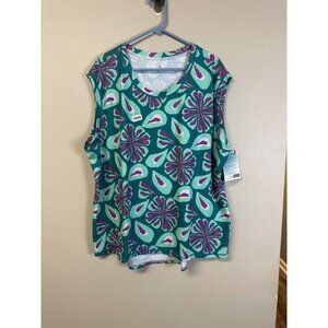 Gymwrap size 3x nwt blouse sleeveless